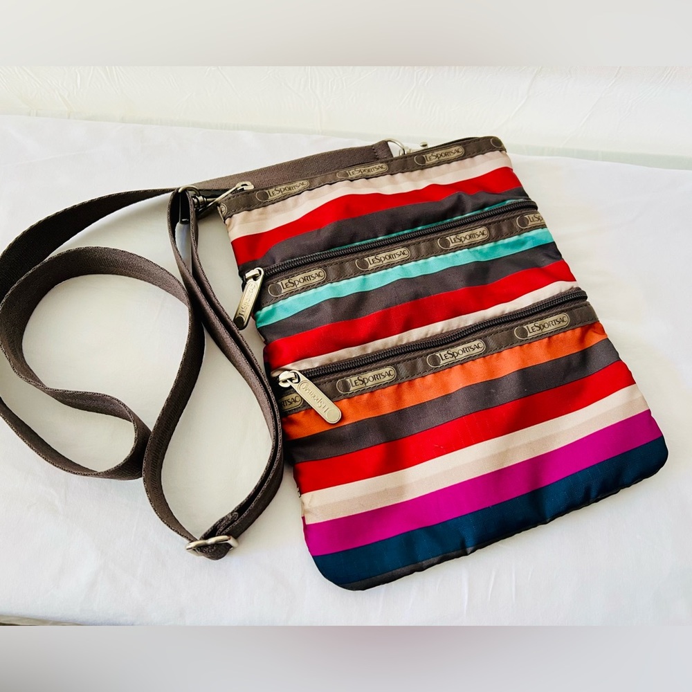 LeSportsac 3-Zip Crossbody Bag